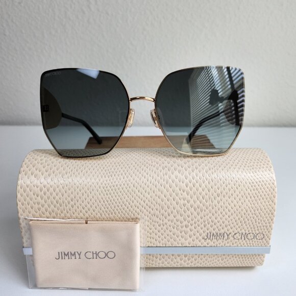 JIMMY CHOO RIVER/S 2M29O WOMEN'S LUXURY SUNGLASSES - Picture 2 of 8